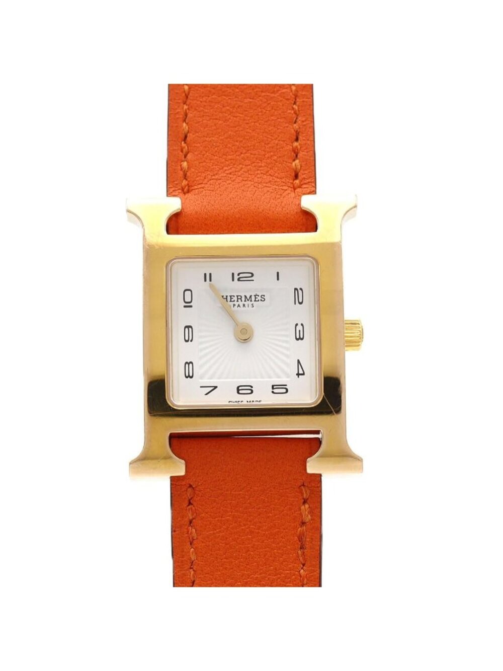Hermes Watch Quartz Gold
